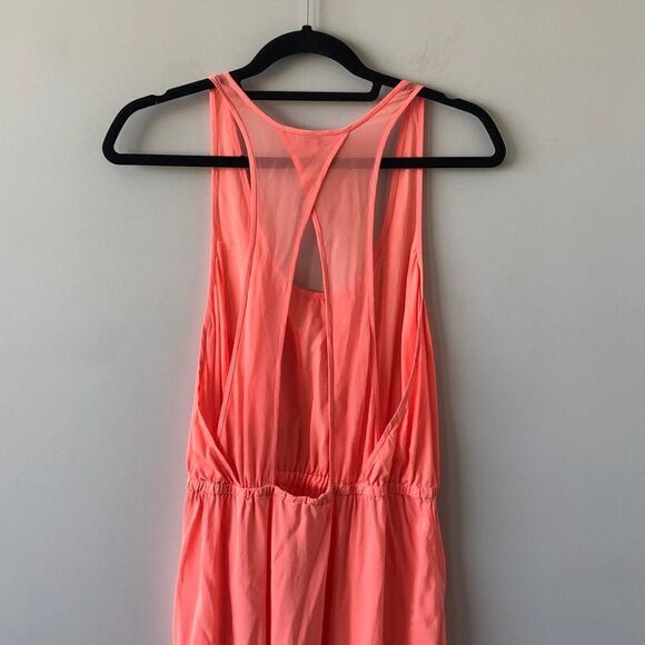 WILFRED Free Neon Orange Slip Mini Dress - Picture 2 of 7